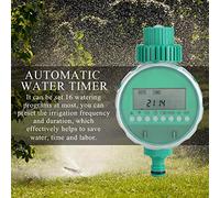 Cocoarm Kit Controller di Irrigazione del Timer dell'Acqua da Giardino 16 Programmi Display LCD con Pulsante di Chiusura Aperta Manuale per di Irrigazione Automatica