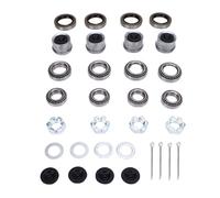 Cocoarm Kit Cuscinetti per Asse Rimorchio, 4 Set L68149 L44649 Cuscinetti con Guarnizioni 171255TB per Assi Rimorchio da 3500 Lbs 1 1/16 a 3/8 Pollici 84 Spindle EZ Lube