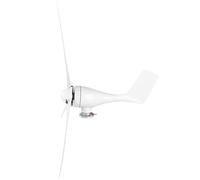 Cocoarm Kit Eoliche Generatore Eolico in Lega e Plastica 100W 3 Pale a Magnete Permanente Piccolo Generatore Eolico per Cabine di Barche Terrazze e Case Mobili (24V)