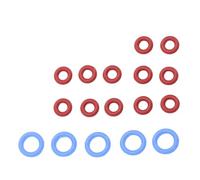 Cocoarm Kit Guarnizioni O Loop per Macchina da caffè Set di Guarnizioni per Rondelle in Silicone 17 Pezzi con 5 Grandi e 12 Piccole per la Sostituzione del Tubo del Vapore del Pistone BES900 BES920