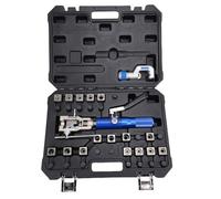 Cocoarm Kit per Attrezzo Idraulico a Svasatura, Svasature Doppie e Singole a 45° per Linee di Raffreddamento del Carburante Freno Trasmissione, con Cilindro Idraulico Ad Alta Efficienza