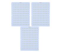 Cocoarm Kit Scheda Retroilluminazione LED Scheda Luminosa PCB con 120 Perline LED Tipo C Alimentata, Confezione da 3, Bianco Caldo, Dimmerabile Al Tocco per Modelli di Stampante 3D Home Office per