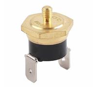 Cocoarm KSD301 Termostato in Rame con Disco a Scatto Interruttore di Temperatura 250V 10A Bimetallico Normalmente Chiuso M4 per Scaldacqua Essiccatori Condizionatori con Temperatura Ad Azione Fissa