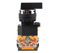 Cocoarm LA38 20BX33 Commutatore Rotativo a Ripristino Automatico a 3 Posizioni, Foro di Montaggio da 22 Mm con Plastica Ignifuga per Controllo relè Contattore di Avviamento