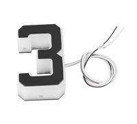 Cocoarm Lampada a LED per Numeri Civici, Targa Indirizzo Retroilluminata per Esterni con Bagliore Caldo Materiale Impermeabile ABS PC per Porta Anteriore Residenziale Negozi