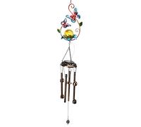 Cocoarm Lampada Solare Con Campanelli Eolici Lampada Con Campanelli Eolici In Ferro 600mAh Batteria 8 Ore Di Autonomia IP45 Impermeabile Per Giardino Patio Balcone Decorazione Del Cortile