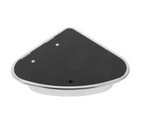 Cocoarm Lavello per Lavello Triangolare in Acciaio Inossidabile 304 17 L con Coperchio in Vetro Temperato Foro di Scarico da 40 Mm Design Ad Angolo per Barca Caravan Cucina Bagno