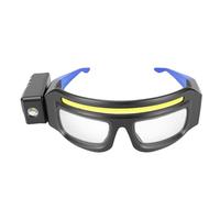 Cocoarm LED Occhiali Frontale con Sensore di Movimento Luce Orientabile Funzionamento Senza Mani Luminosità Regolabile Ricaricabile per Ciclismo Pesca Escursionismo Lavori di Riparazione (BLUE)