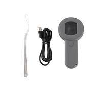 Cocoarm Lente d'ingrandimento Digitale, Lente d'ingrandimento Portatile in ABS con Schermo IPS da 2,0 Pollici, Zoom 100X, Doppia Luce Bianca Viola, Uscita USB C per la Lettura dell'ispezione (GREY)