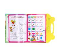 Cocoarm Libro Sonoro Elettronico in Arabo per Bambini | Macchina per L'apprendimento Dell'arabo, Pagine Tocca e Ascolta, Migliora le capacità di Ascolto e Linguistiche
