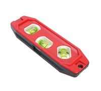 Cocoarm Livella a Bolla Tripla, Livella a Bolla Portatile in Plastica con Base Magnetica, Mini da 15 Cm, Grandi con Precisione di 1 Mm, estremità Antiurto per Rilevamenti di Lavoratori Edili
