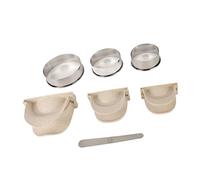 Cocoarm Macchina per Ravioli Manuale in ABS, per Ravioli, Macchina per Avvolgimento Rotondo, per, Wonton, Potstickers, Torte di Frutta per Famiglie, Bambini, Feste per Principianti (Tipo A