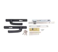 Cocoarm Maniglia di Porta in Lega di Alluminio Serratura Resistente Design Silenzioso Set di Maniglie di Porta in Rame con Kit di Installazione Completo per Camera da Letto Bagno Ufficio