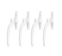 Cocoarm Maniglia per Finestra in Lega di Alluminio, Serratura di Sicurezza Resistente per Finestre Scorrevoli, Facile da Installare per Telai in Legno e Alluminio (WHITE)
