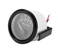 Cocoarm Manometro Olio per Auto 12V 2 Pollici 100PSI, Kit Misuratore Pressione Olio Universale ABS con Luce Bianca per Modifica Camion Auto e Monitoraggio Motore