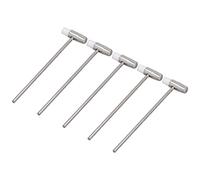 Cocoarm Martello a Doppia Testa Mini Martello in Acciaio Inossidabile e Nylon 6,5 Pollici 5 Pezzi per Gioielli a Due Facce per Riparazione Orologi Artigianato in Pelle Lavorazione del Legno