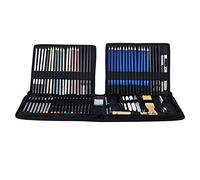Cocoarm Matite da Disegno Set di Matite Colorate, Forniture Artistiche a Base di Olio con 145 Pezzi Custodia Portatile Album da Disegno per Schizzi Ombreggiatura Colorazione, Bambini Principianti