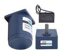 Cocoarm Micro Motoriduttore 6W, Motoriduttore CA in Acciaio Inossidabile AC200V 1250 1400 Giri/min con Rapporto di Riduzione 120, Uscita a velocità Fissa per Apparecchiature di Trasporto
