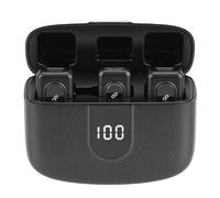 Cocoarm Microfono Lavalier Wireless, Tecnologia di Riduzione del Rumore, Trasmissione Audio in Tempo Reale, Design a Clip Bluetooth, con Riverbero Integrato, per Live Streaming Mobile