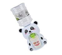 Cocoarm Mini Distributore d'acqua Giocattolo Fontana in Plastica con Suono e Luce Premi per Rilasciare l'acqua Forma di Animale per i più Piccoli Giochi di Ruolo Casa delle Bambole (Grande panda