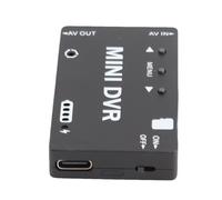 Cocoarm Mini DVR FPV con Scocca in Lega di Alluminio NTSC PAL Commutabile Batteria Incorporata per FPV Drone Modello RC Auto da Corsa