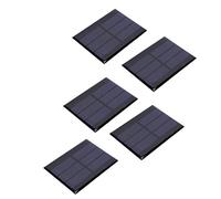 Cocoarm Mini Pannello Solare Modulo Solare in Polisilicio DC 1,5 V 0,65 W 60 X 80 Mm Resina Impermeabile Sigillato per Progetti Fai da Te Giocattoli Solari Luci da Prato Radio Carica Batteria