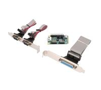 Cocoarm Mini PCIe Serial Parallel Expansion Card, 6Gbps | 2 porte seriali DB9 1 porta parallela DB25, struttura PCB, staffa chassis 4U, automazione industriale