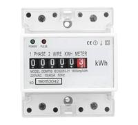 Cocoarm Misuratore di Energia a Ginnastica Din Monofase 10-40A 220V/230V 50/60Hz Wattmetro Digitale con Display 5+1 per la conformità dei Sistemi AMR con IEC 62053-31