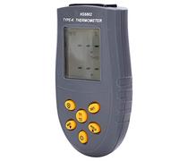 Cocoarm Misuratore di Temperatura Digitale ABS Termometro Digitale a Doppio Canale Display LCD Da 58 ° F a 1999 ° F C F Commutazione 2,5 Campioni Sec per Acquario Piscina Forno Ceramica Metallo Fuso