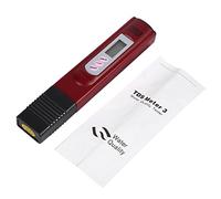 Cocoarm Misuratore TDS Digitale Penna Tester Acqua 0-9999ppm Display LCD con Funzione Auto-off e Hold per Acqua Potabile Acquari Piscine (Rosso)