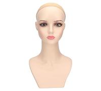 Cocoarm Modello di Trucco Rosa Pvc Rosa Modello di Trucco del Manichino Femmina per Display Parrucca, Saloni/Display del Negozio/Decorazione per la Casa, Materiale Premium