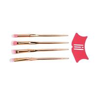 Cocoarm Modello di Utensile Ombra del Silicone Facile da Usare per Principianti del Trucco per il Viso con 4 Pennelli per il Trucco per il Digiuno