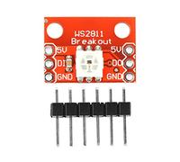 Cocoarm Modulo di LED WS2812S, Scheda di RGB 5 Pcs con Intestazioni per Pin per LED 5050