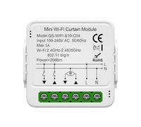 Cocoarm Modulo Interruttore per Tende Intelligenti Modulo per Tende ABS 3.0 5A App Controllo di Gruppo Timer Vocale per Avvolgibili per Uso Domestico 39,2x39,2x18mm (#2)