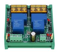 Cocoarm Modulo relè, Modulo PLC in Plastica 24V 2 30A con Isolamento Fotoaccoppiatore Indicatori di Ingresso a Doppio Livello per Pannelli di Controllo Industriali Tecnici di Apparecchiature di