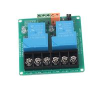Cocoarm Modulo relè Modulo relè a 2 in Laminato Rivestito in Rame 12V 24V Livello Alto Basso Actuator 30A Carico per Apparecchiature di Automazione PLC Progetti IoT di Controllo Industriale (12V)