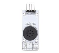 Cocoarm Modulo Vocale da Testo a Suono Modulo di Sintesi Vocale PCB Interfaccia UART 9600 57600 115200bps 10 Volumi 30 velocità per Sistemi di Presenza Fermata Bus Terminal Veicolo
