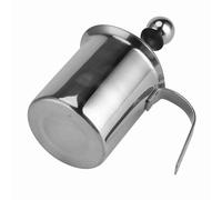 Cocoarm Montalatte Manuale Pompa Manuale in Acciaio Inossidabile Schiumalatte 400ML 800ML Doppio Schermo per Schiuma Beccuccio Facile da Versare per Cappuccino Latte Cioccolata Calda a Casa (400ml)