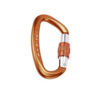 Cocoarm Moschettone con Chiusura in Alluminio 7075 Clip per Arrampicata su Roccia 25 KN Dado Antiscivolo con una Mano 63 G per Discesa in Corda Doppia Salvataggio Alpinismo Speleologia (ORANGE)