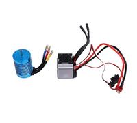 Cocoarm Motore Brushless per Auto RC e Set ESC per Auto RC in Lega di Alluminio 4370KV 60A con Design a 4 Poli e 12 Slot per 1 10 Car Drift Car Short Course Truck