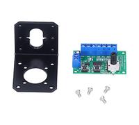 Cocoarm Motoriduttore DC24V Motore DC Senza Spazzole con Controller Bobina in Rame Riduzione della velocità dell'ingranaggio in Acciaio Albero da 8 Mm D per Serrature Intelligenti Strumentazione