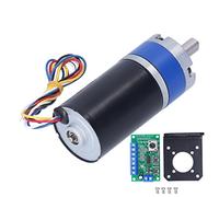 Cocoarm Motoriduttore DC24V Motore DC Senza Spazzole con Controller Bobina in Rame Riduzione della velocità dell'ingranaggio in Acciaio Albero da 8 Mm D per Serrature Intelligenti Strumentazione