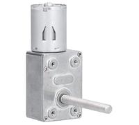 Cocoarm Motoriduttore Motoriduttore a Vite Senza Fine CC Alloggiamento in Lega di Zinco Filettato M6 Albero 6 X 50 Mm Motore di Riduzione della velocità Autobloccante a Basso Rumore per Modelli Fai