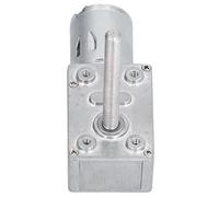 Cocoarm Motoriduttore Motoriduttore a Vite Senza Fine CC Alloggiamento in Lega di Zinco Filettato M6 Albero 6 X 50 Mm Motore di Riduzione della velocità Autobloccante a Basso Rumore per Modelli Fai