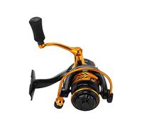 Cocoarm Mulinello da Pesca 5,0:1, Ingranaggi in Metallo, Bobina a Bassa capacità, Braccio della Manovella CNC, e Giallo, Intercambiabile per Mano Sinistra e Destra, Mulinello a Bobina (HM-2000S)