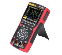 Cocoarm Multimetro Oscilloscopio Portatile, Multimetro Digitale 3 in 1 ABS TPE a 2 50 MHz con Generatore di Segnale, Display IPS 280MSa/s per Test Campo di Riparazione Elettronica