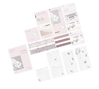 Cocoarm Note Adesive, Set di Note Adesive in Carta Fai da Te con 45 Fogli, Adesivi Autoadesivi per Scrapbook, Calendario, Diario, Tema Ombre Chiare per Studenti dell'ufficio Scolastico (Primo amore