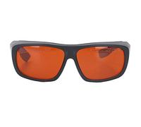 Cocoarm Occhiali Anti-occhiali per PC con Risposta Rapida Alla Luce da 180 a 540 Nm e da 750 a 1100 Nm Protezione Superficie Resistente Ai Graffi per Professionisti di Progetti in Fibra Ottica (BLACK)