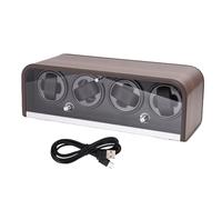 Cocoarm Orologio Automatico Winder, Scatola di Caricamento Meccanica con 5 Modalità Luce LED Controllo Wireless da Smartphone per la Manutenzione e Cura Dell'Orologio (4 posizioni dell'orologio)