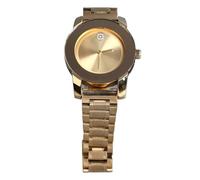 Cocoarm Orologio da Quarzo Maschile d'oro, Funta Moonio Impermeabile Elegante Orologio da Business in Acciaio Inossidabile Minimalista, Ultra Sottile, Ideale per il Nuoto e per il